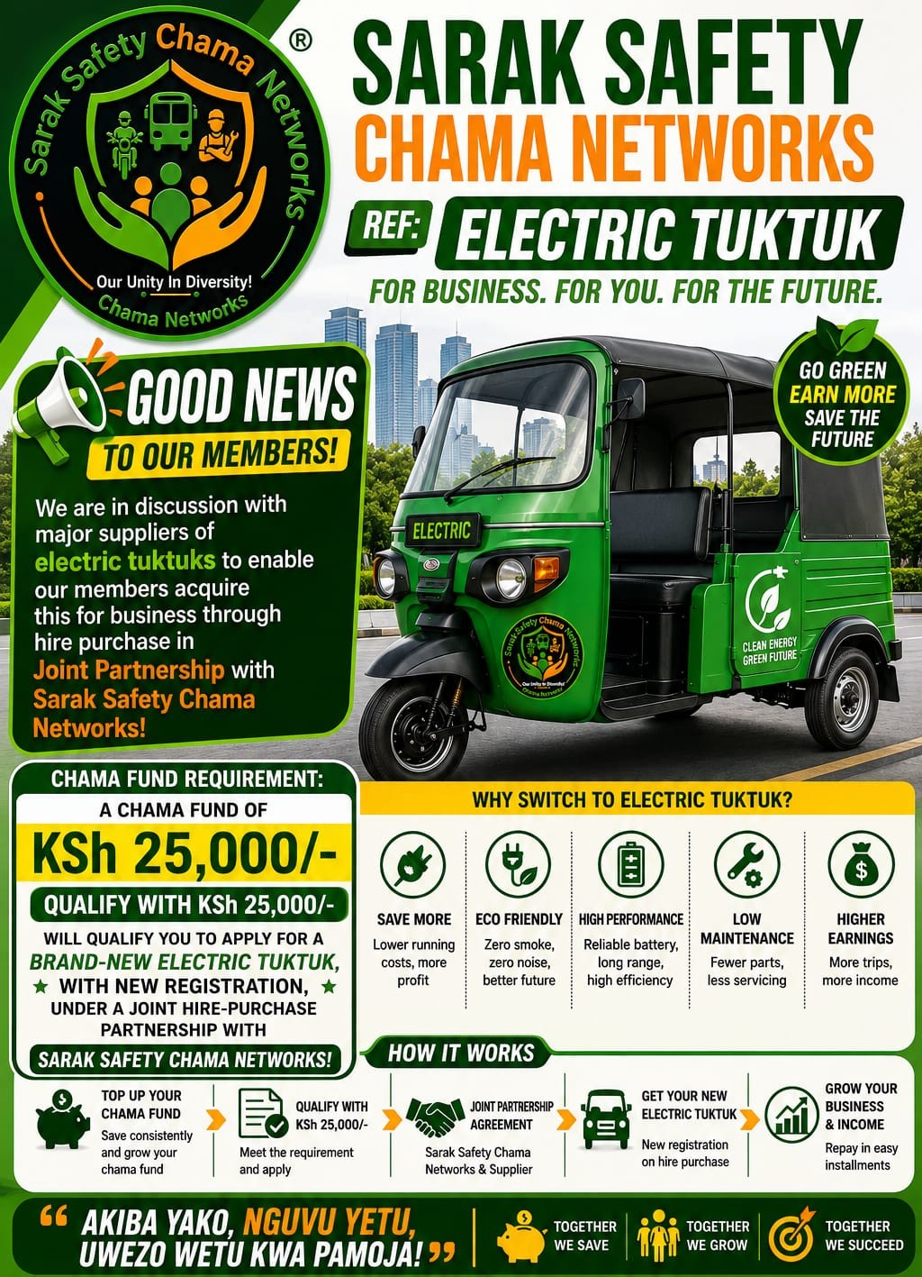 Tuktuk - electric/petrol