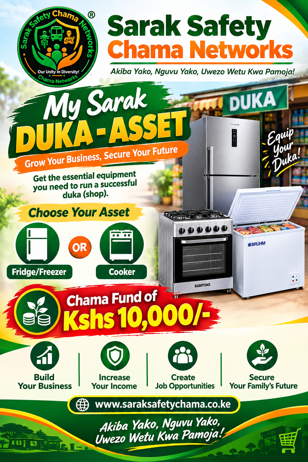 My Duka Aset/Fridge/Cooker